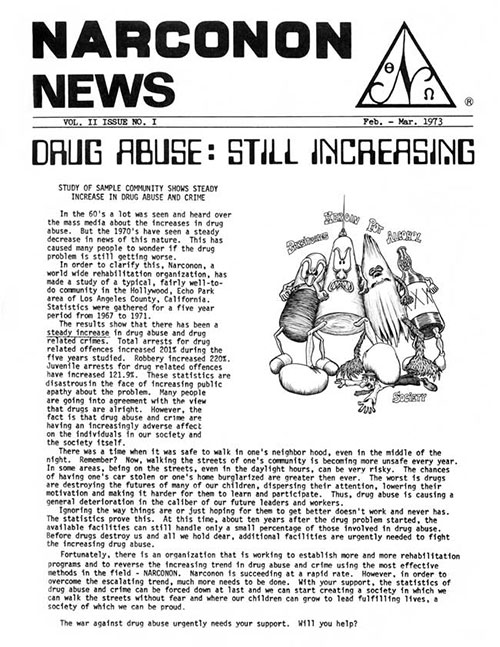 Drug Abuse Still Increasing Newsletter PG 1